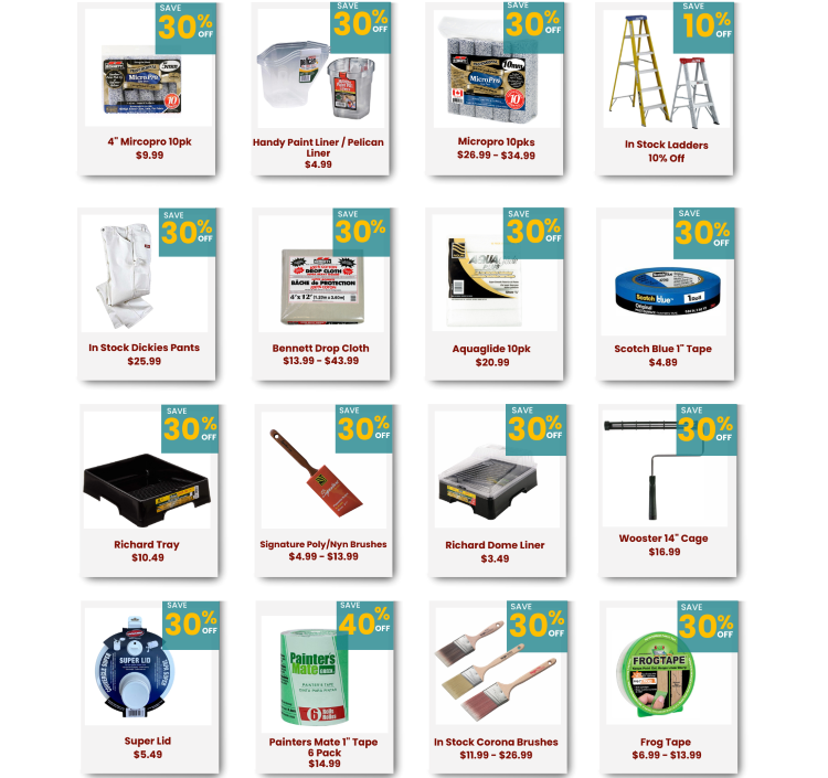 Paint Supplies on Sale in Barrie